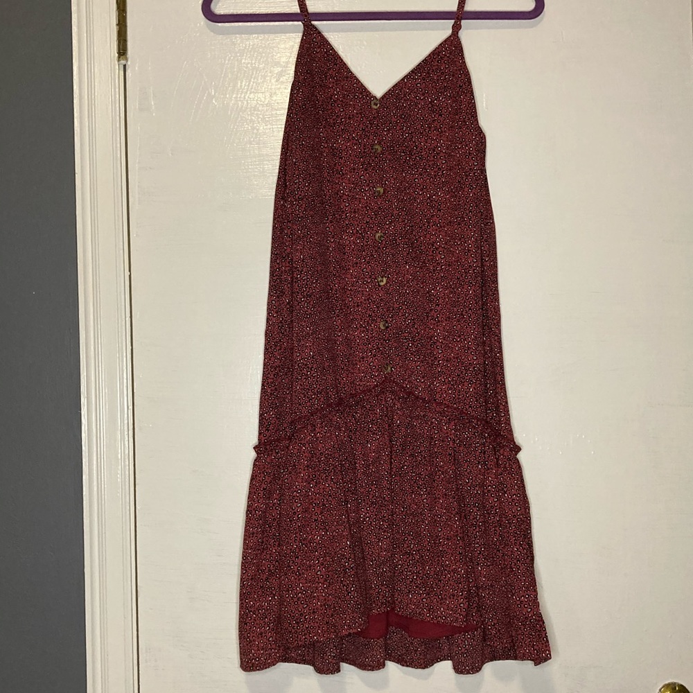 Cheetah Print Drop Waist Dress